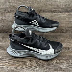Nike Pegasus Trail 2 Shoes Women's 6.5 Black Gray Trail Running CK4309-002